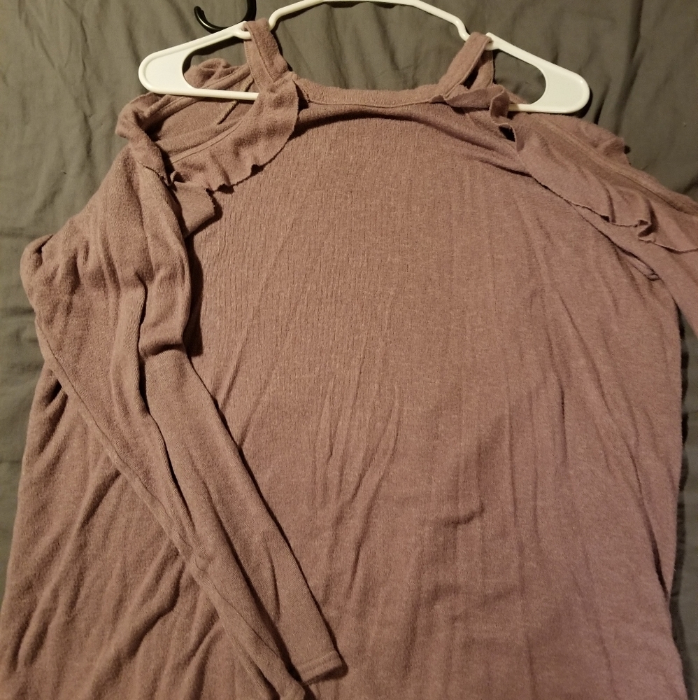 American Eagle Cold Shoulder Sweater